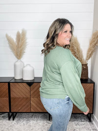 "For Old Time Sake" Long Sleeve V Neck Weekender