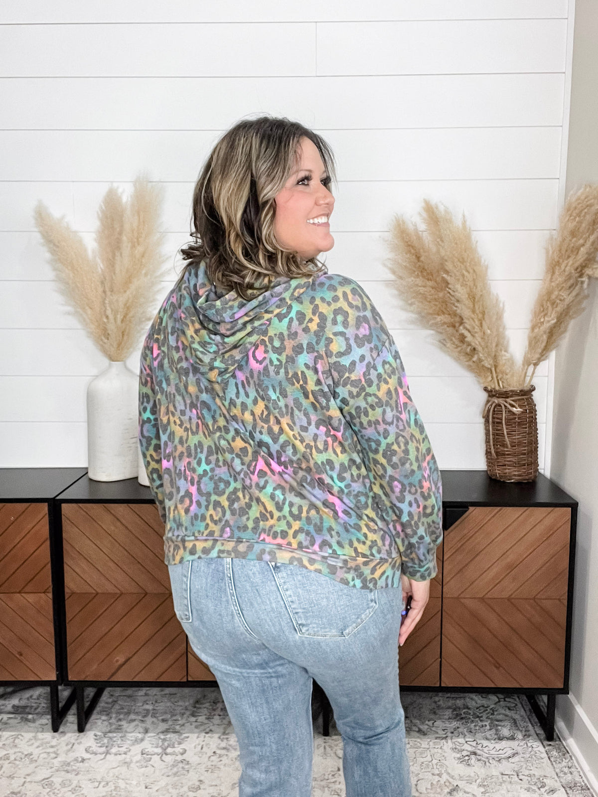 Dear Scarlett "Frank" Animal Balloon Sleeve Hoodie