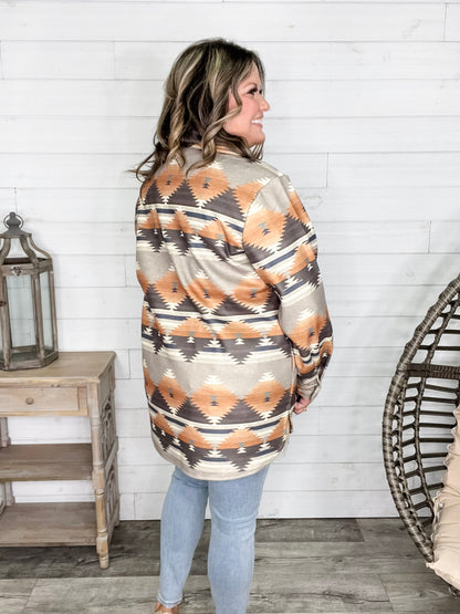 "Down home" Aztec Jacket