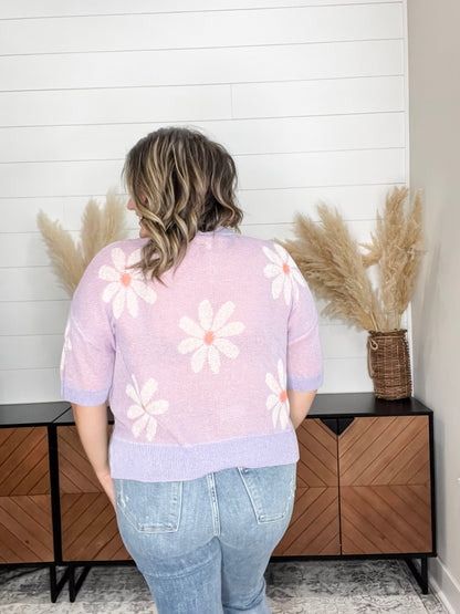 "Forever" Short Sleeve Sweater