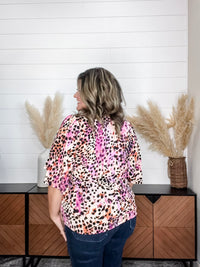Dear Scarlett "Legitimate" Short Ruffled Bell Sleeve U Neck