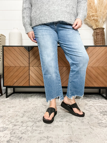 Mica Ankle Straight Leg Denim