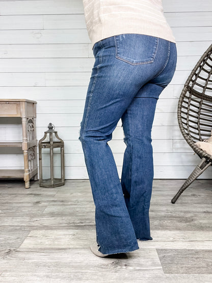 Judy Blue "Why Oh Wyoming" Tummy Control Flares