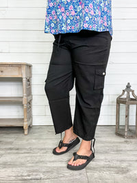 "Race Ready" Cargo Pants (Black)