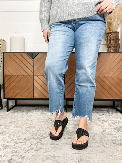 Mica Ankle Straight Leg Denim