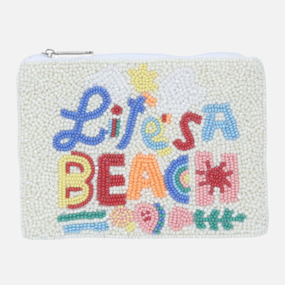 Seed Beaded Canvas Bag (Multiple Options)