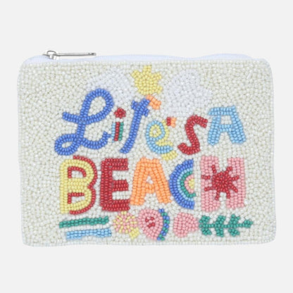 Seed Beaded Canvas Bag (Multiple Options)