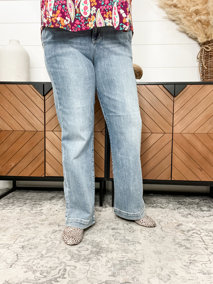 Judy Blue Jackson Double Button Trousers