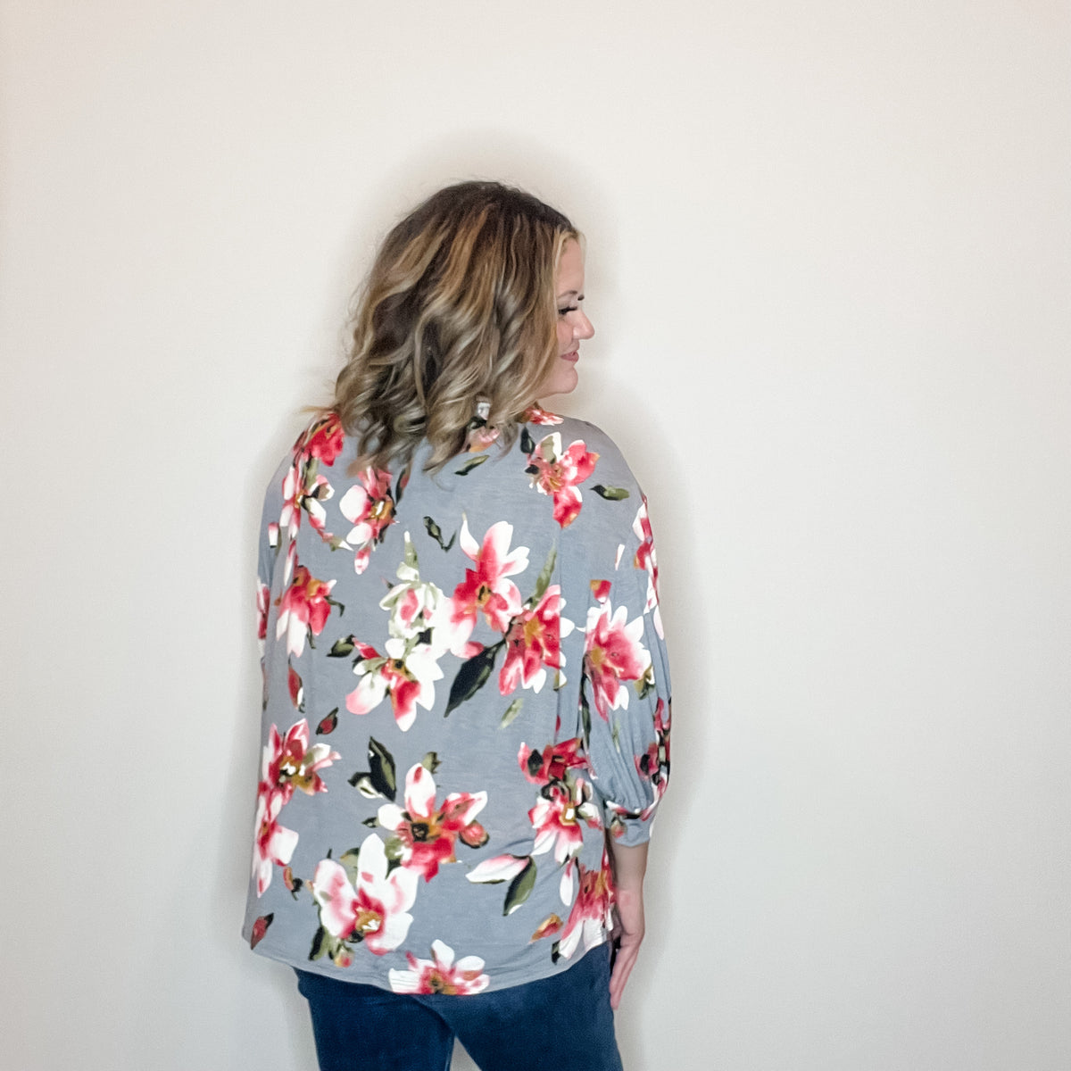 "Right Track" Floral Boho Style Top