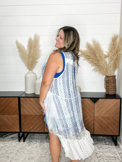 "Destin" Hi-Low Lace Vest
