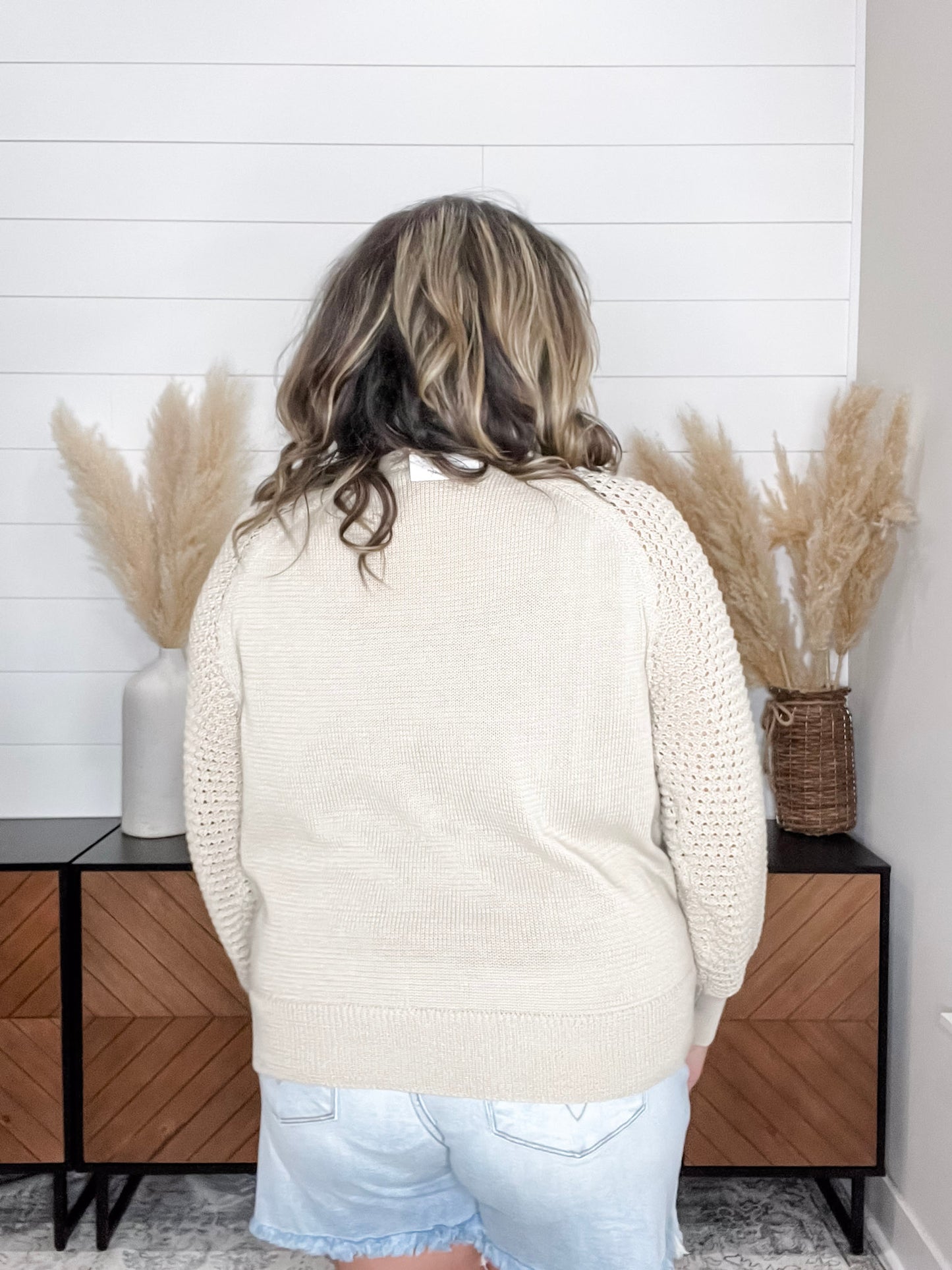 "Clay" Long Sleeve Lightweight Sweater