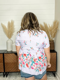 "Freddie" Floral Hi Low Babydoll