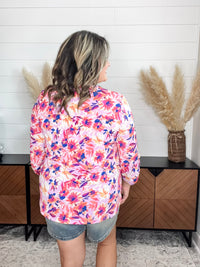 Dear Scarlett "Season" 3/4 Sleeve Split Neck Tops