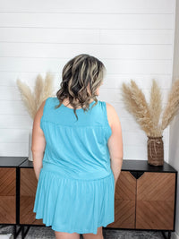 "Maine" Oversized Ruffle Tank