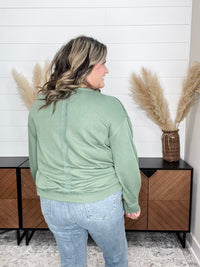 "For Old Time Sake" Long Sleeve V Neck Weekender