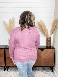 Dear Scarlett "Hopeful" Long Sleeve Weekender (Mauve)