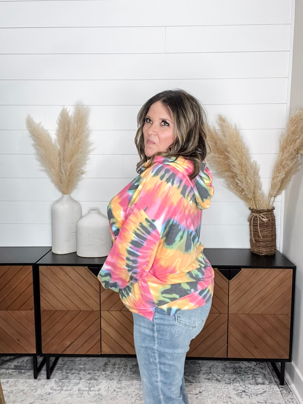 Dear Scarlett "Its A Sign" Balloon Sleeve Hoodie