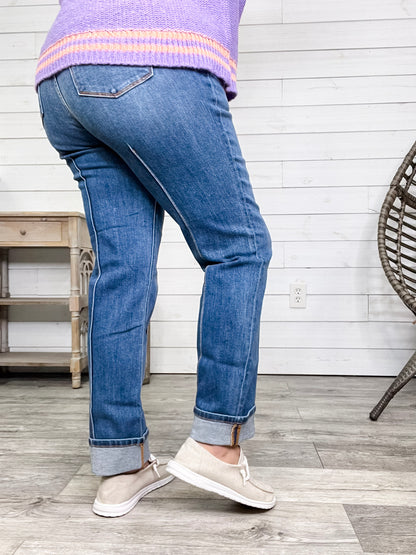 Judy Blue "Seam you later" Straight Leg Jeans