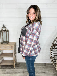 "Aiden" Long Sleeve Plaid Button Up Flannel