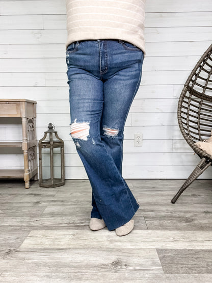 Judy Blue "Why Oh Wyoming" Tummy Control Flares