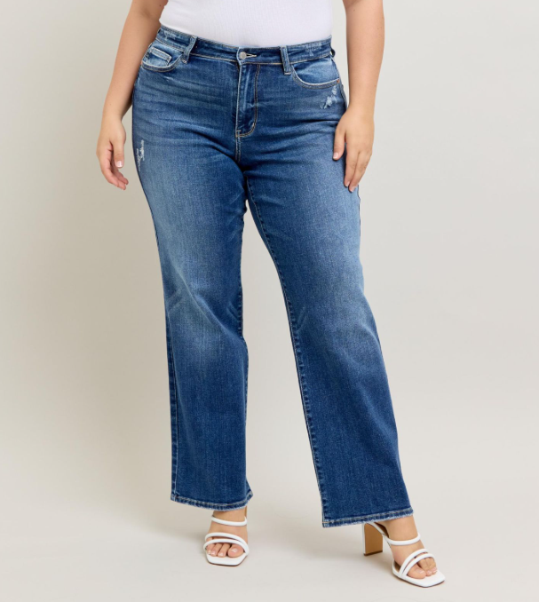 Judy Blue "One For The Books" Straight Leg Jeans