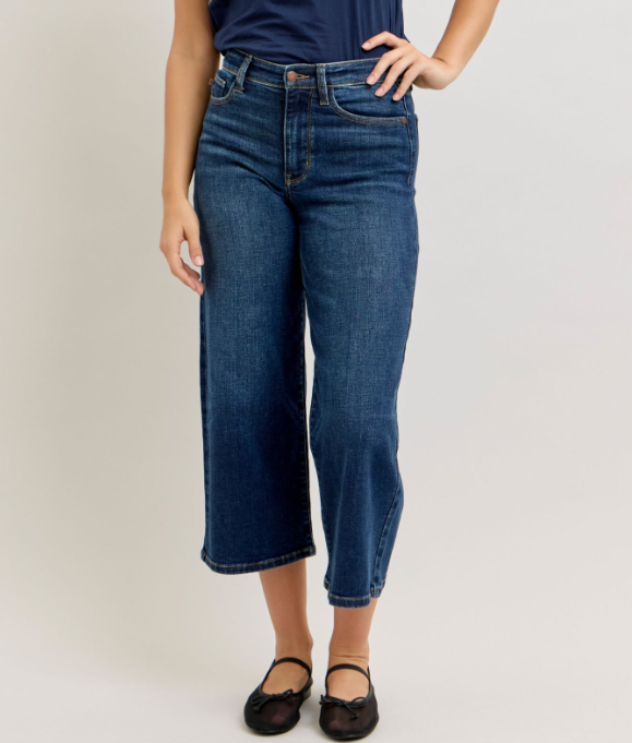 Judy Blue "Betty" Ankle Wide Leg