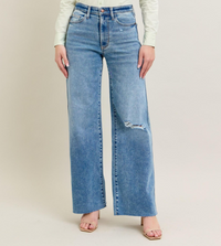 Judy Blue "Futurama" Vintage Wash Wide Leg