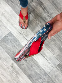 Gypsy Jazz Flip Flops (United Red)
