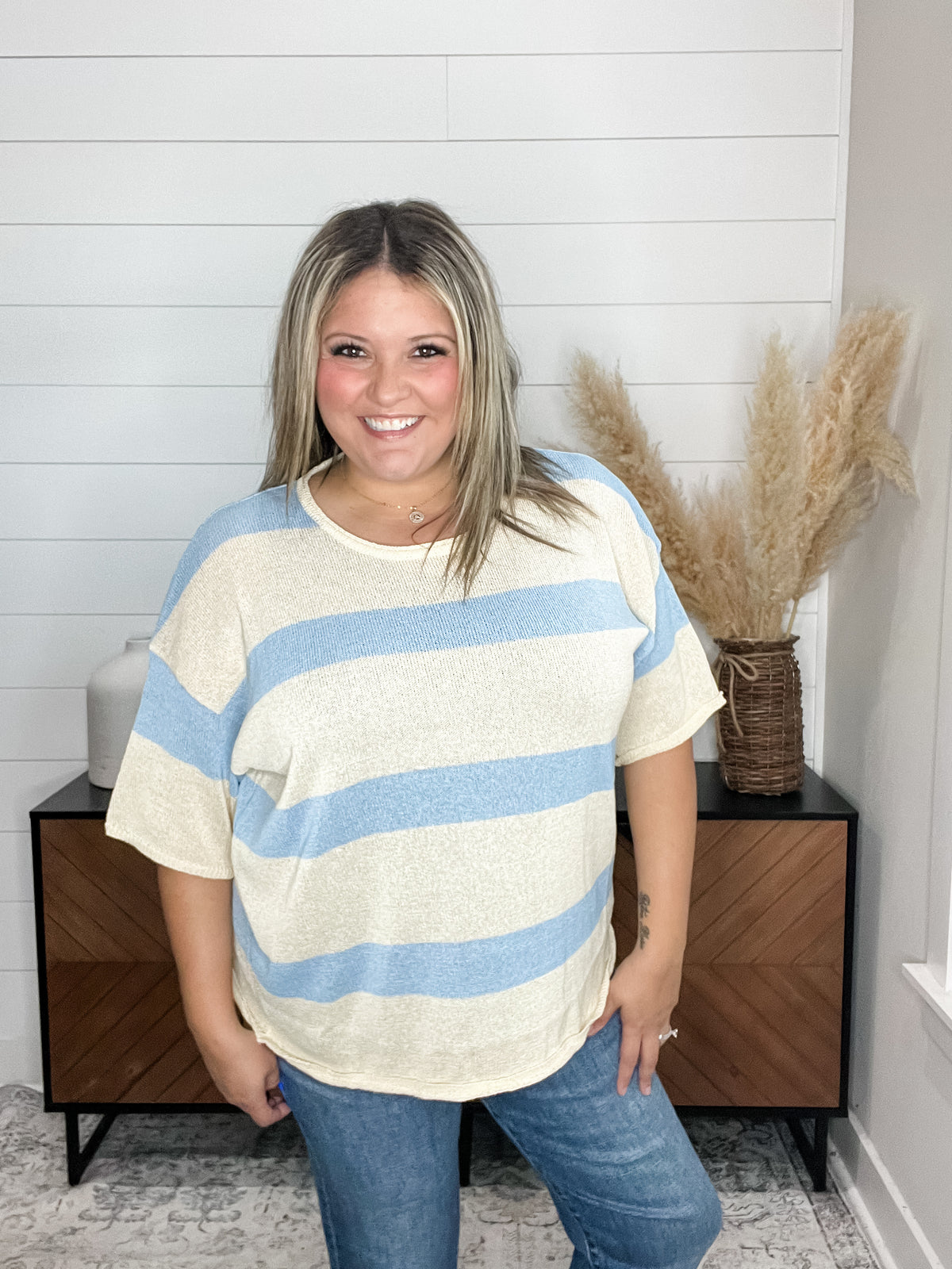 "Pretty Little Thang" Striped Knit Top