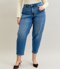 Judy Blue "Rhett" Barrel Jeans