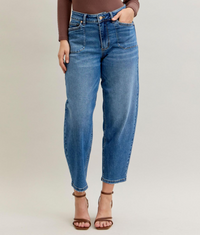 Judy Blue "Rhett" Barrel Jeans
