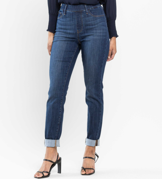 Judy Blue "Where I'm From" Slim Fit Pull On Jeans