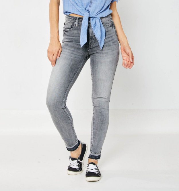 Judy Blue THE BEST EVER Grey Tummy Control Jeans – Lola Monroe Boutique
