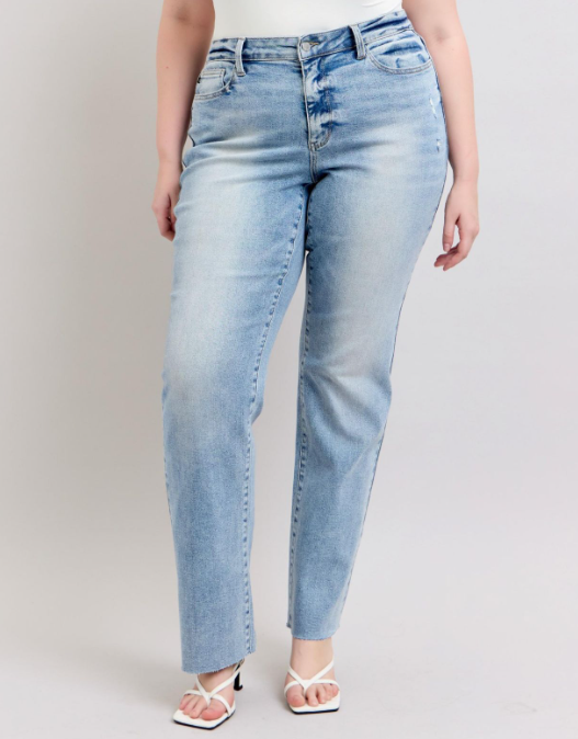 Judy Blue "Grounded For Life" Dad Jeans