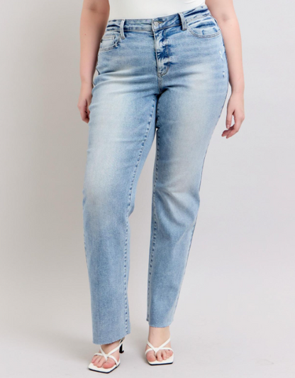 Judy Blue "Grounded For Life" Dad Jeans