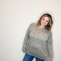 "In Every Color" Long Sleeve Round Neck (Taupe)
