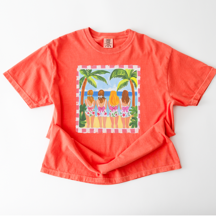 Summer beach girls