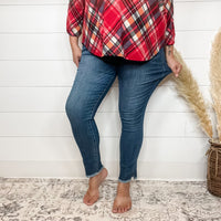 Judy Blue "Boom Chicka" Tummy Control Side Slit skinny jeans