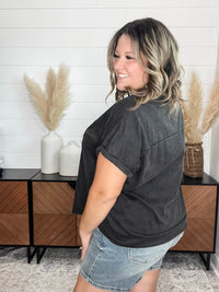 USA Embellished Oversized Boxy Tee