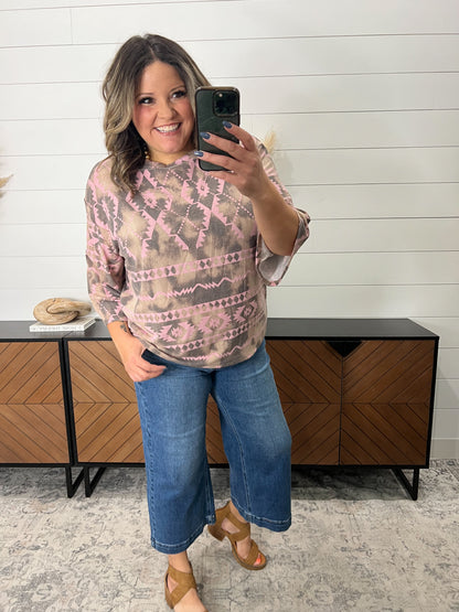 Judy Blue "Perfect Day" Wide Leg Crop