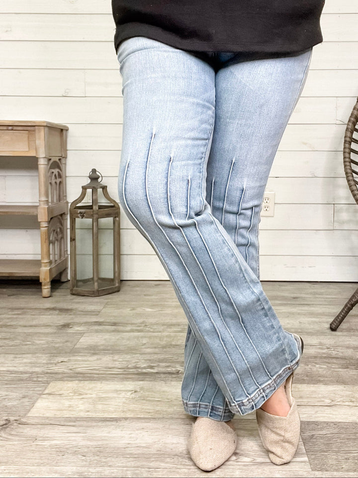 Judy Blue "Fan Fare" Bootcut Jeans