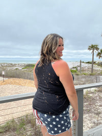 Moonshine and Backroads Bleached Tank