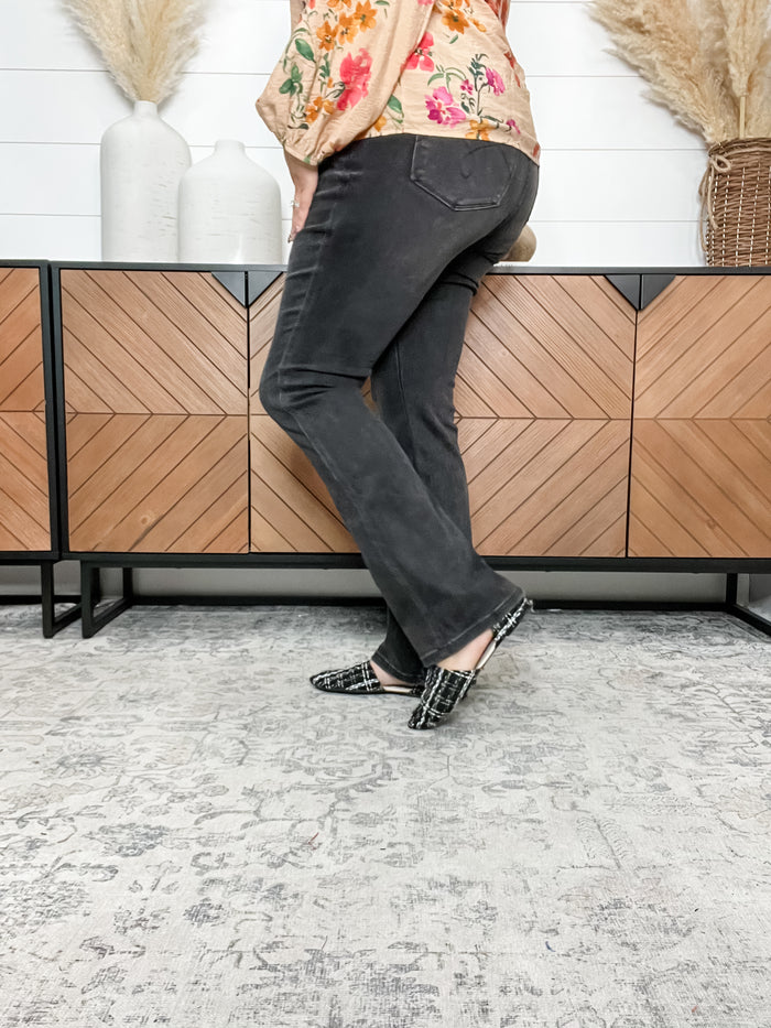 *3 Lengths* Judy Blue "Farm Life" Black Tummy Control Bootcut Jeans