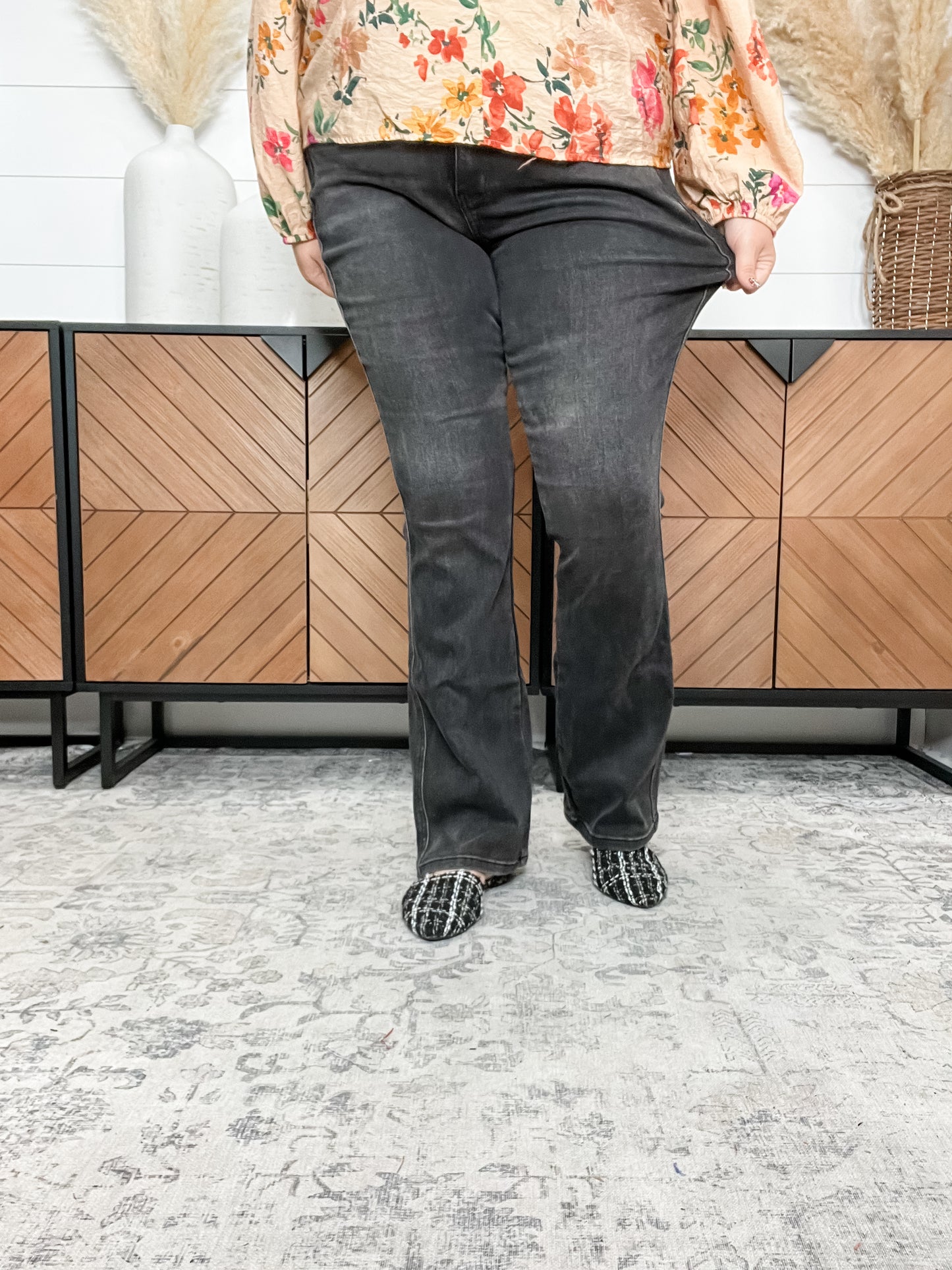 Judy Blue "Farm Life" Black Tummy Control Bootcut Jeans (3 lengths)