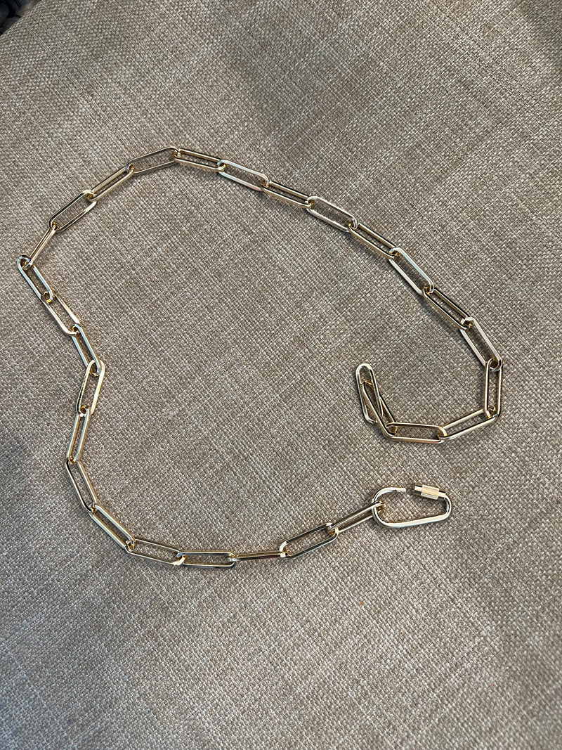 "Amari" Large Link Necklace