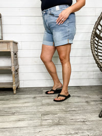 Judy Blue "Stone Cold" Cooling Tummy Control Shorts