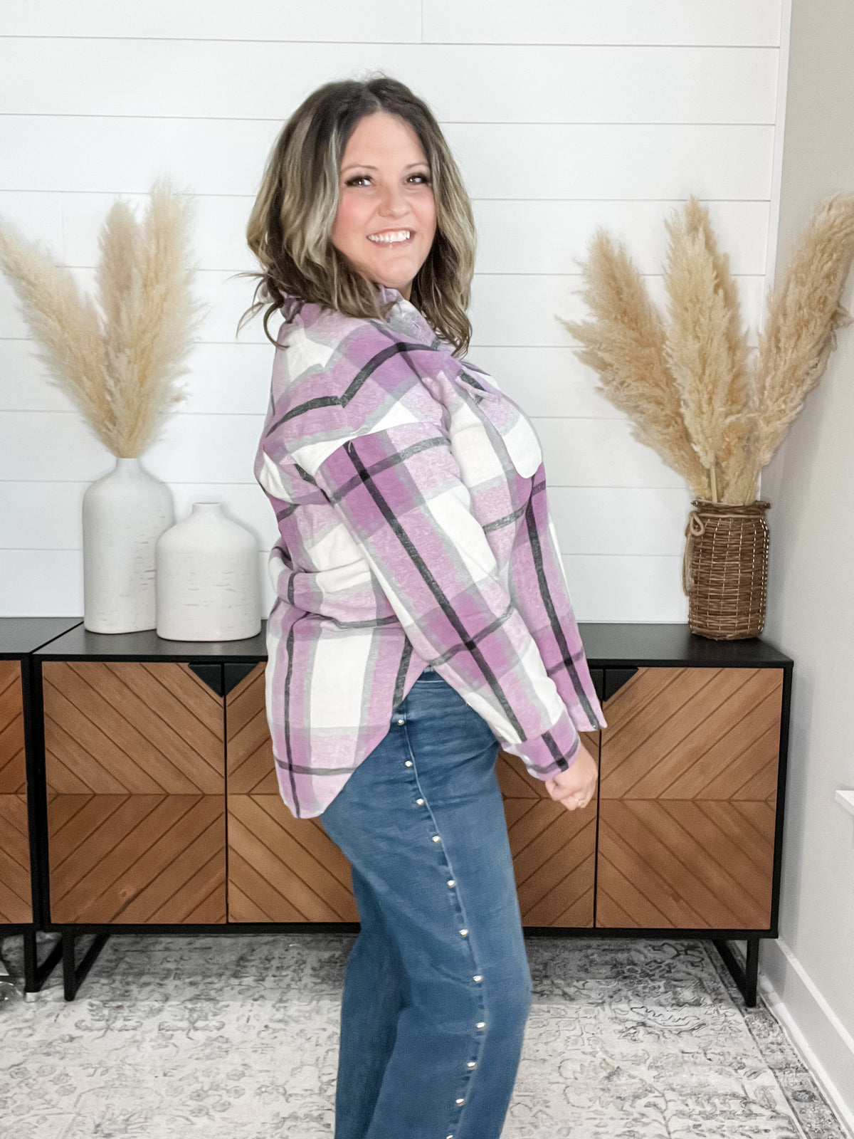 "Stapleton" Plaid Button Up Flannel