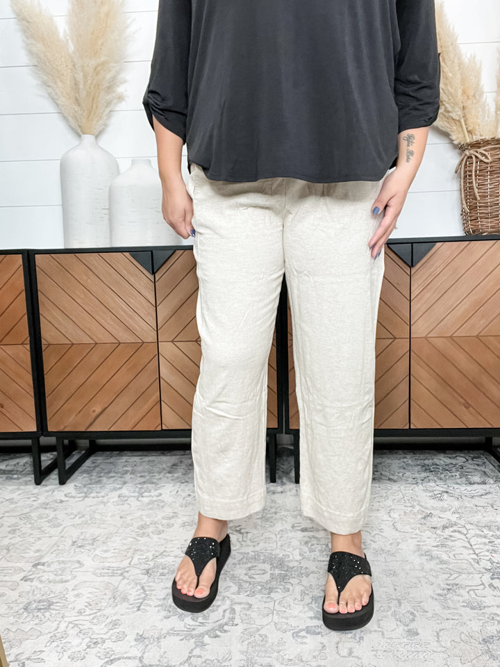 "Hourglass" Drawstring Elastic Waistband Lounge Pants