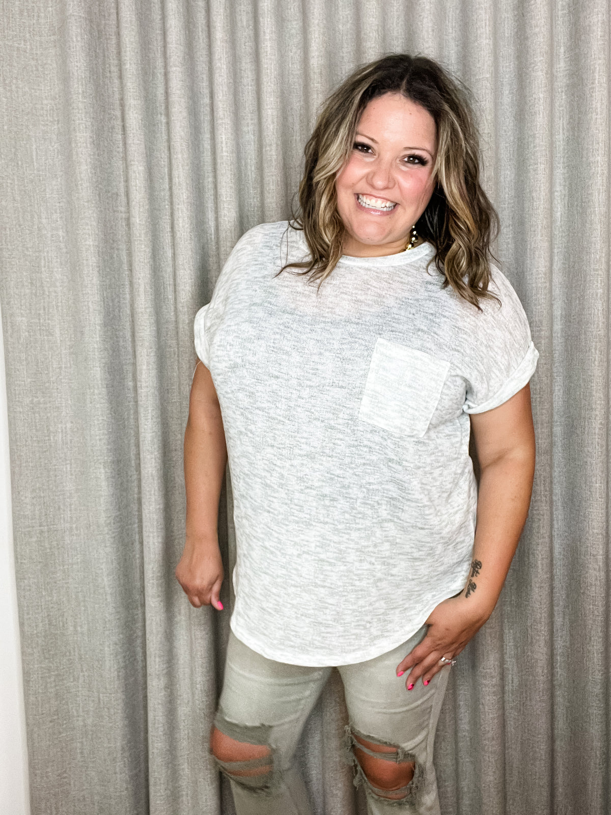 Moxie Burnout Tee (Sage)