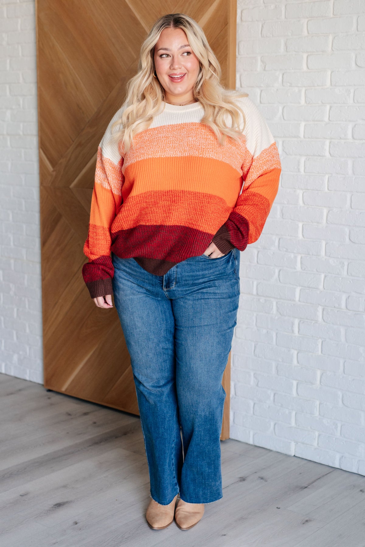 Andree By Unit "Candy Corn" Knit Sweater